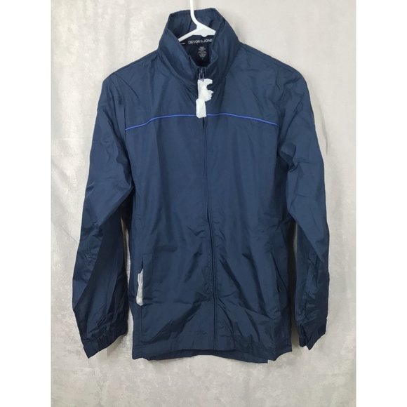 Devon & Jones Ladies Element Rain Jacket Small Navy Blue - Picture 7 of 9